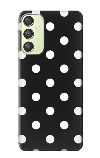 S2299 Black Polka Dots Case For Samsung Galaxy A24 4G
