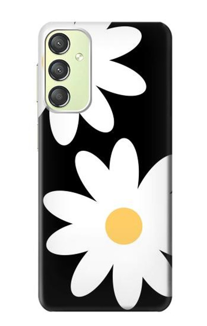 S2315 Daisy White Flowers Case For Samsung Galaxy A24 4G