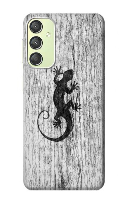 S2446 Gecko Wood Graphic Printed Case For Samsung Galaxy A24 4G