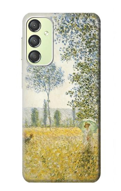 S2682 Claude Monet Fields In Spring Case For Samsung Galaxy A24 4G