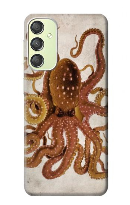 S2801 Vintage Octopus Case For Samsung Galaxy A24 4G