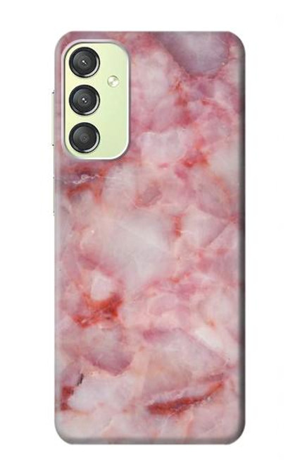 S2843 Pink Marble Texture Case For Samsung Galaxy A24 4G