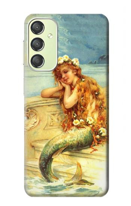 S3184 Little Mermaid Painting Case For Samsung Galaxy A24 4G