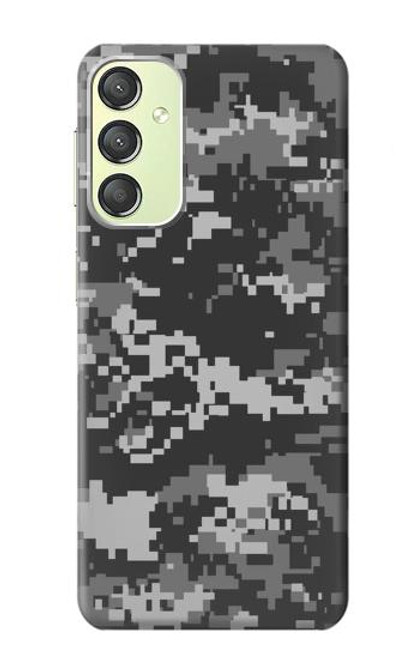 S3293 Urban Black Camo Camouflage Case For Samsung Galaxy A24 4G