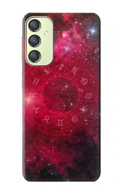 S3368 Zodiac Red Galaxy Case For Samsung Galaxy A24 4G