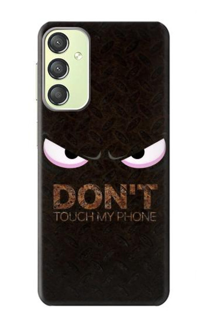 S3412 Do Not Touch My Phone Case For Samsung Galaxy A24 4G
