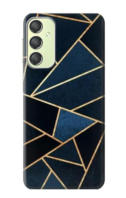 S3479 Navy Blue Graphic Art Case For Samsung Galaxy A24 4G
