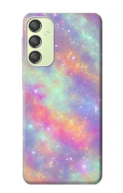 S3706 Pastel Rainbow Galaxy Pink Sky Case For Samsung Galaxy A24 4G