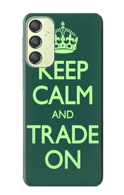 S3862 Keep Calm and Trade On Case For Samsung Galaxy A24 4G