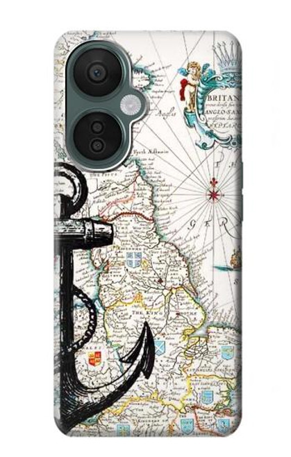 S1962 Nautical Chart Case For OnePlus Nord CE 3 Lite, Nord N30 5G