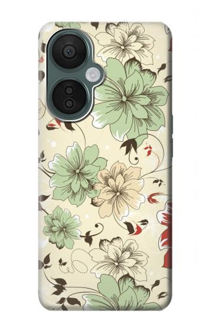 S2179 Flower Floral Vintage Art Pattern Case For OnePlus Nord CE 3 Lite, Nord N30 5G