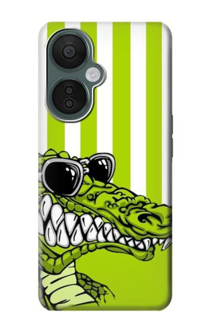 S2323 Funny Green Alligator Crocodile Case For OnePlus Nord CE 3 Lite, Nord N30 5G