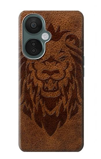 S2529 Leo Zodiac Tattoo Brown Graphic Print Case For OnePlus Nord CE 3 Lite, Nord N30 5G