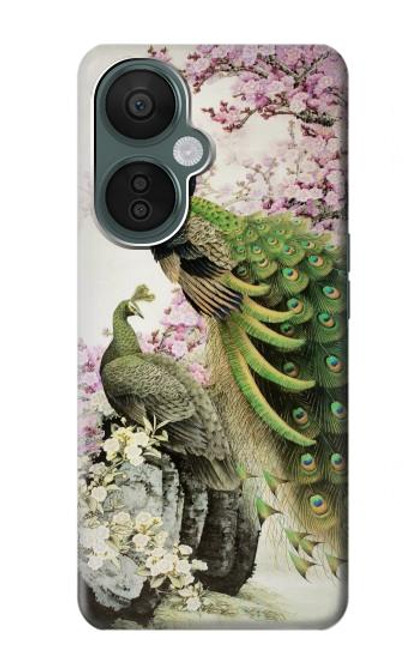S2773 Peacock Chinese Brush Painting Case For OnePlus Nord CE 3 Lite, Nord N30 5G