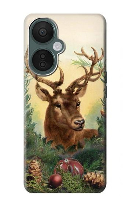 S2841 Vintage Reindeer Christmas Case For OnePlus Nord CE 3 Lite, Nord N30 5G