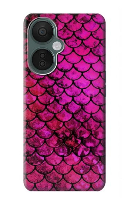 S3051 Pink Mermaid Fish Scale Case For OnePlus Nord CE 3 Lite, Nord N30 5G