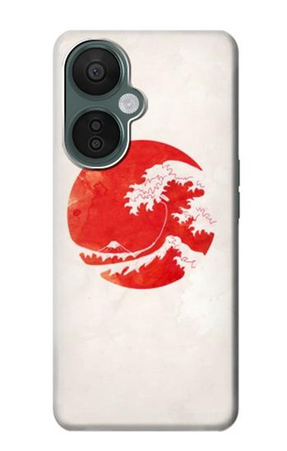 S3237 Waves Japan Flag Case For OnePlus Nord CE 3 Lite, Nord N30 5G