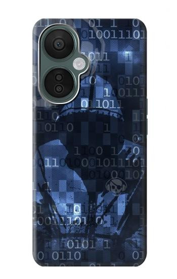 S3431 Digital Code Cyber Hacker Case For OnePlus Nord CE 3 Lite, Nord N30 5G