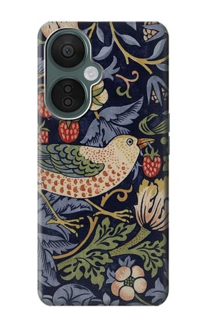 S3791 William Morris Strawberry Thief Fabric Case For OnePlus Nord CE 3 Lite, Nord N30 5G