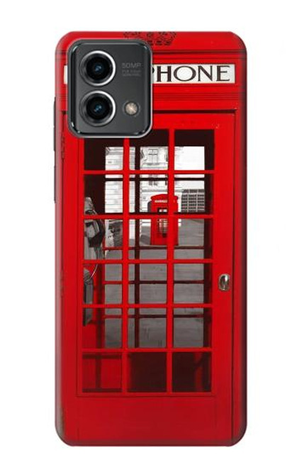 S0058 British Red Telephone Box Case For Motorola Moto G Stylus 5G (2023)