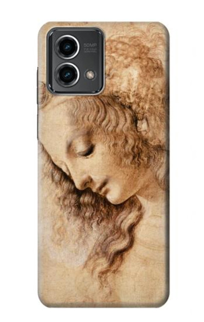 S1045 Leonardo da Vinci Woman's Head Case For Motorola Moto G Stylus 5G (2023)