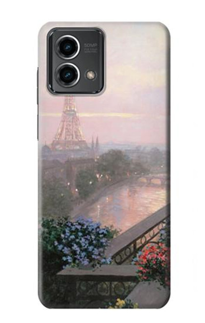 S1443 Terrace in Paris Eifel Case For Motorola Moto G Stylus 5G (2023)