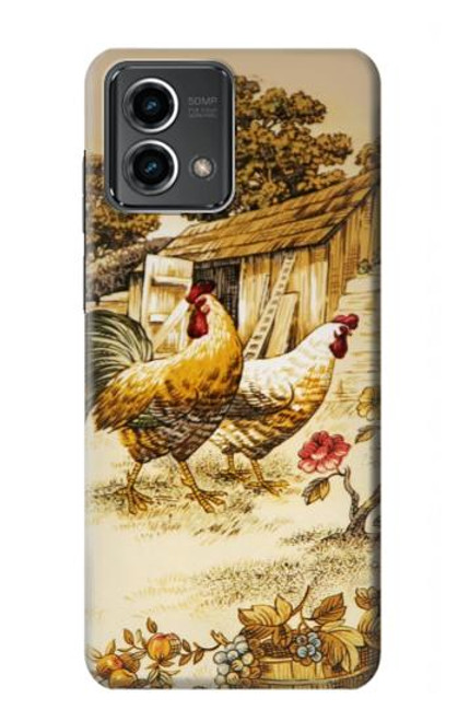 S2181 French Country Chicken Case For Motorola Moto G Stylus 5G (2023)