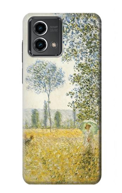 S2682 Claude Monet Fields In Spring Case For Motorola Moto G Stylus 5G (2023)