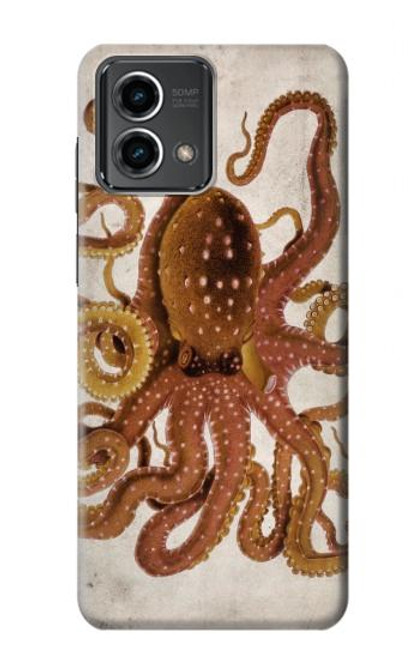 S2801 Vintage Octopus Case For Motorola Moto G Stylus 5G (2023)
