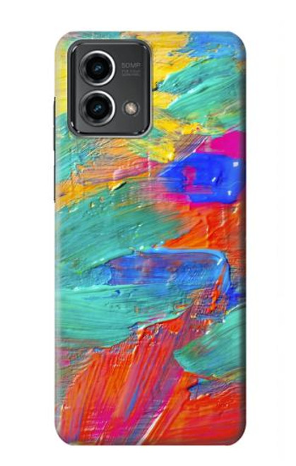 S2942 Brush Stroke Painting Case For Motorola Moto G Stylus 5G (2023)