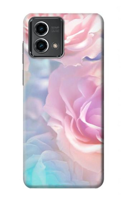 S3050 Vintage Pastel Flowers Case For Motorola Moto G Stylus 5G (2023)