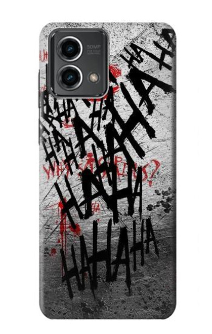 S3073 Joker Hahaha Blood Splash Case For Motorola Moto G Stylus 5G (2023)