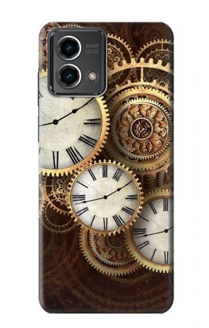 S3172 Gold Clock Live Case For Motorola Moto G Stylus 5G (2023)