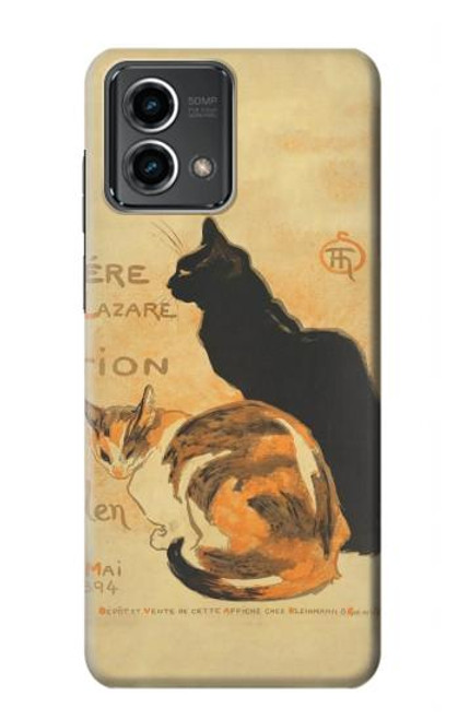 S3229 Vintage Cat Poster Case For Motorola Moto G Stylus 5G (2023)