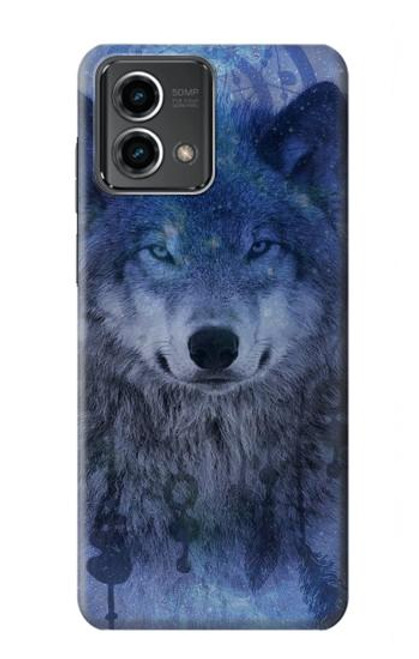 S3410 Wolf Dream Catcher Case For Motorola Moto G Stylus 5G (2023)