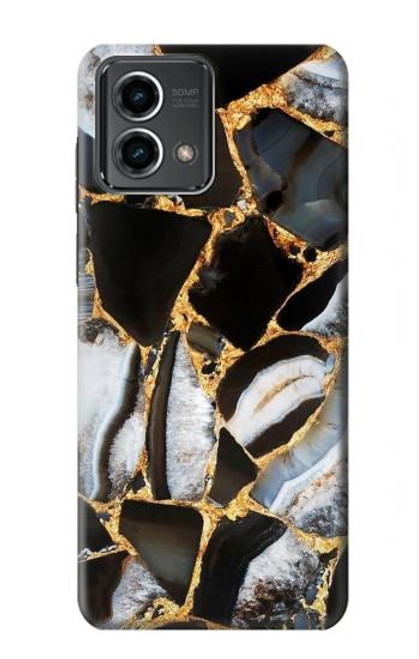 S3419 Gold Marble Graphic Print Case For Motorola Moto G Stylus 5G (2023)