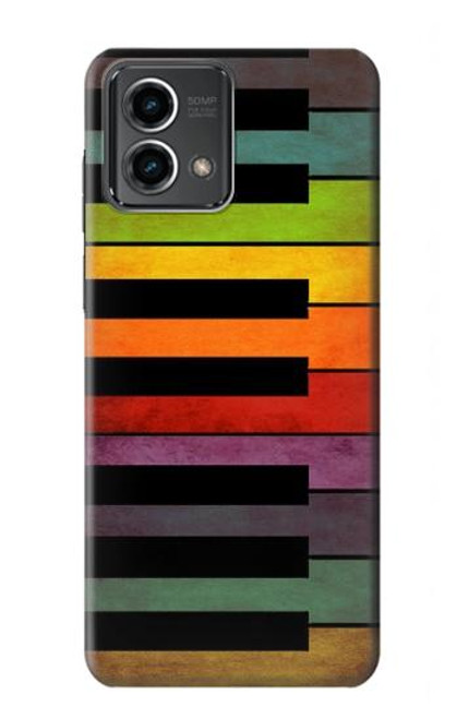 S3451 Colorful Piano Case For Motorola Moto G Stylus 5G (2023)