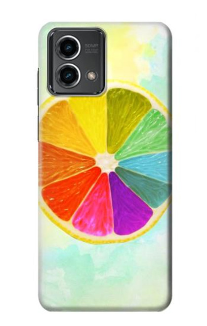 S3493 Colorful Lemon Case For Motorola Moto G Stylus 5G (2023)