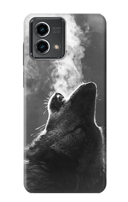 S3505 Wolf Howling Case For Motorola Moto G Stylus 5G (2023)