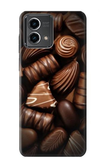 S3840 Dark Chocolate Milk Chocolate Lovers Case For Motorola Moto G Stylus 5G (2023)