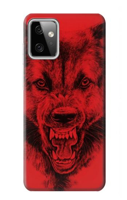 S1090 Red Wolf Case For Motorola Moto G Power (2023) 5G