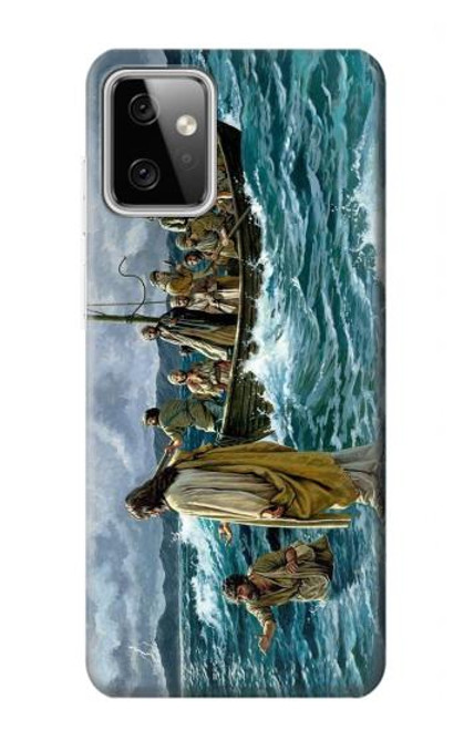 S1722 Jesus Walk on The Sea Case For Motorola Moto G Power (2023) 5G