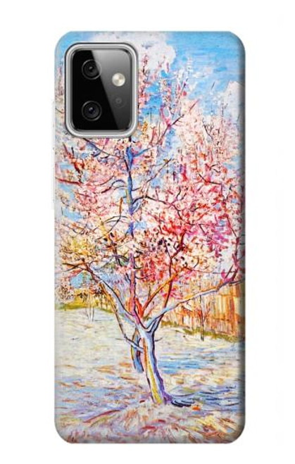 S2450 Van Gogh Peach Tree Blossom Case For Motorola Moto G Power (2023) 5G