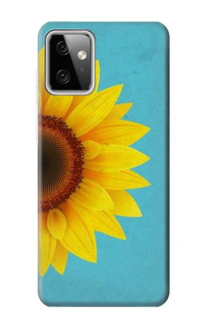 S3039 Vintage Sunflower Blue Case For Motorola Moto G Power (2023) 5G