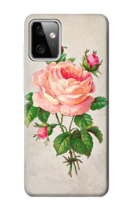 S3079 Vintage Pink Rose Case For Motorola Moto G Power (2023) 5G