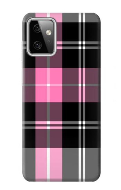 S3091 Pink Plaid Pattern Case For Motorola Moto G Power (2023) 5G