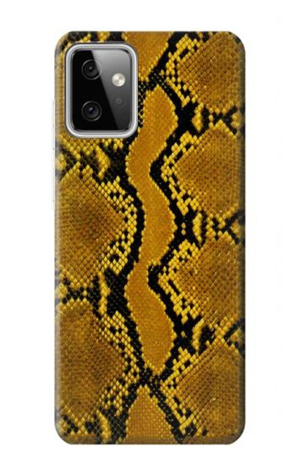 S3365 Yellow Python Skin Graphic Print Case For Motorola Moto G Power (2023) 5G