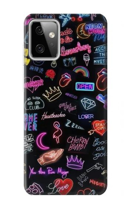 S3433 Vintage Neon Graphic Case For Motorola Moto G Power (2023) 5G