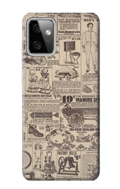 S3819 Retro Vintage Paper Case For Motorola Moto G Power (2023) 5G