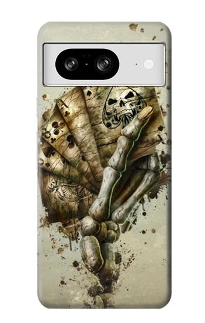 S0550 Skull Card Poker Case For Google Pixel 8